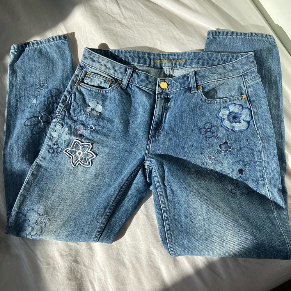 Michael kors Dillion relaxed floral jeans